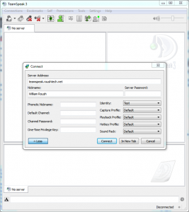 TeamSpeak - Connect